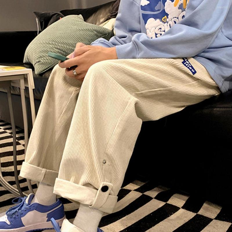 Men's Pants Corduroy Men Solid Color Elastic Waist Wide Leg Drawstring Streetwear Autumn Loose Straight Baggy Trouser For Daily Wear, Black
Men's Pants Corduroy Men Solid Color Elastic Waist Wide Leg Drawstring Streetwear Autumn Loose Straight Baggy Trouser For Daily Wear, Black