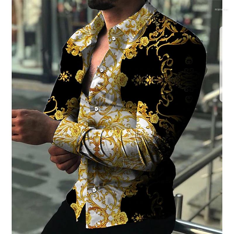 Men's Casual Shirts Fashion Men Oversized Shirt Flower Vine Print Long Sleeve Tops Men's Clothes Vintage Cardigan Blouses High Quality, Cx250
Men's Casual Shirts Fashion Men Oversized Shirt Flower Vine Print Long Sleeve Tops Men's Clothes Vintage Cardigan Blouses High Quality, Cx250