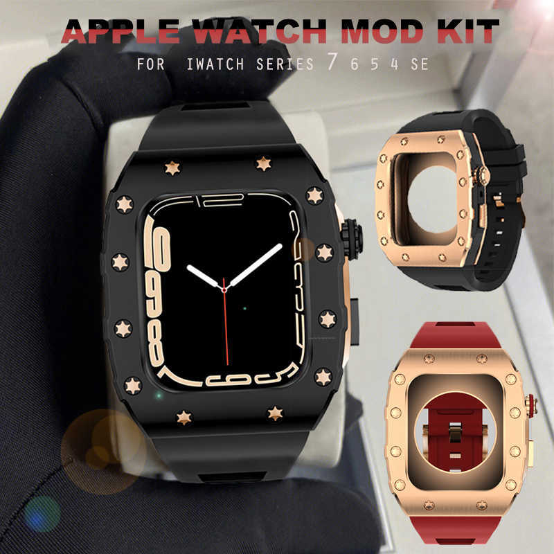 Watch Bands Luxury Modification Kit for Apple Watch Band 7 6 5 4 3 44mm 45mm Metal Frame Bezel Case Watch Band for IWatch Series 7 6 5 SE T221213
Watch Bands Luxury Modification Kit for Apple Watch Band 7 6 5 4 3 44mm 45mm Metal Frame Bezel Case Watch Band for IWatch Series 7 6 5 SE T221213