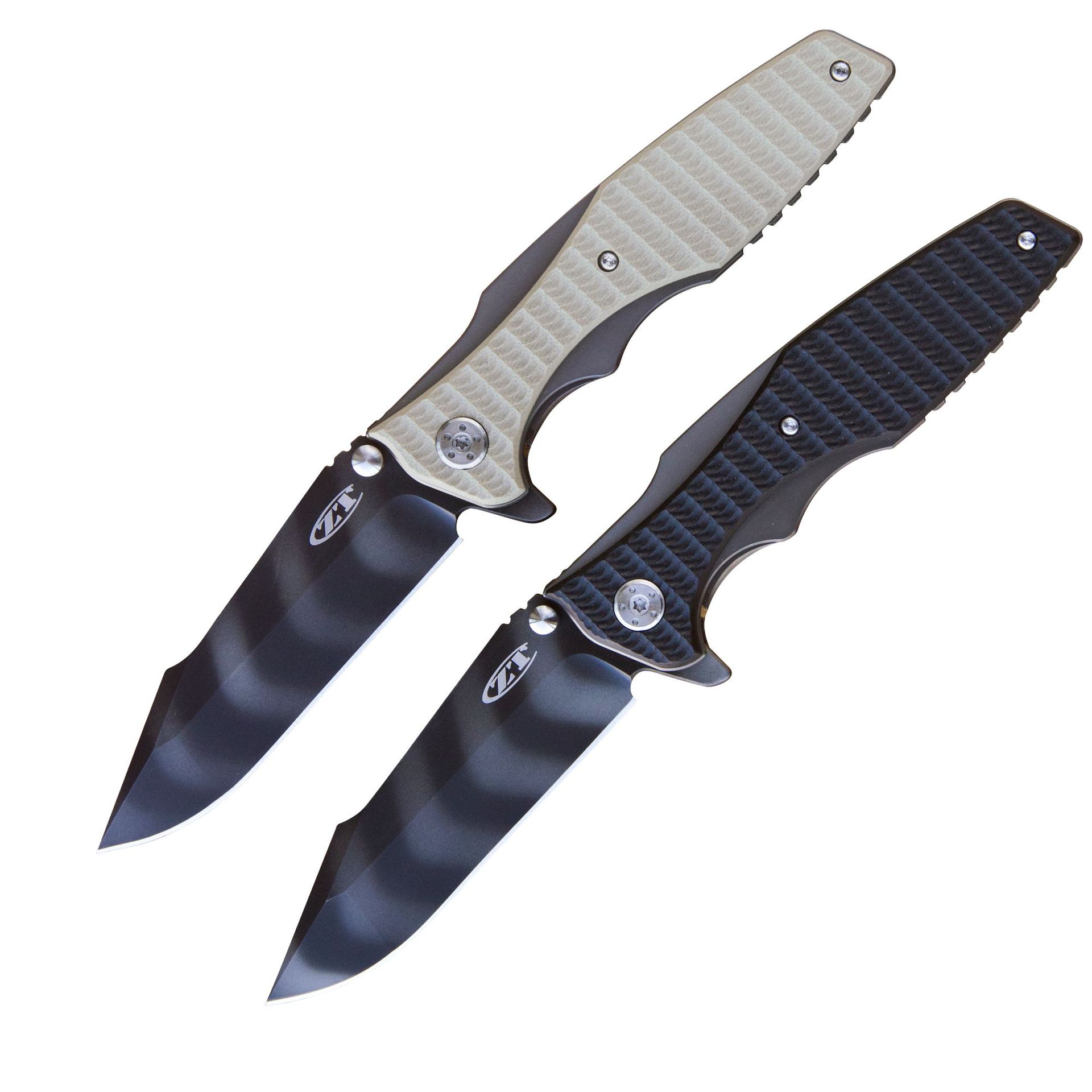 ZT 0393 Flipper Folding Knife 9Cr14Mov Tiger Stripe Titanium Coating Blade G10 with Stainless Steel Sheet Handle Ball Bearing Pocket Folder Knives
ZT 0393 Flipper Folding Knife 9Cr14Mov Tiger Stripe Titanium Coating Blade G10 with Stainless Steel Sheet Handle Ball Bearing Pocket Folder Knives