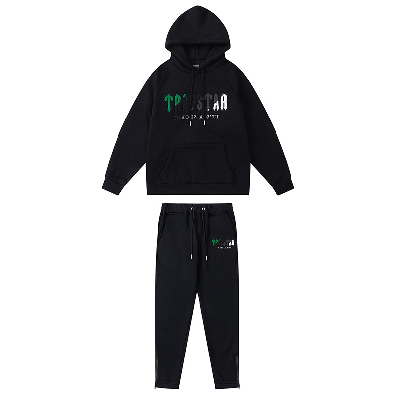 Black Hoodie Trapstar Tracksuit Rainbow Towel Embroidery Decoding Hooded Men and Women Sportswear Suit GY3W
Black Hoodie Trapstar Tracksuit Rainbow Towel Embroidery Decoding Hooded Men and Women Sportswear Suit GY3W