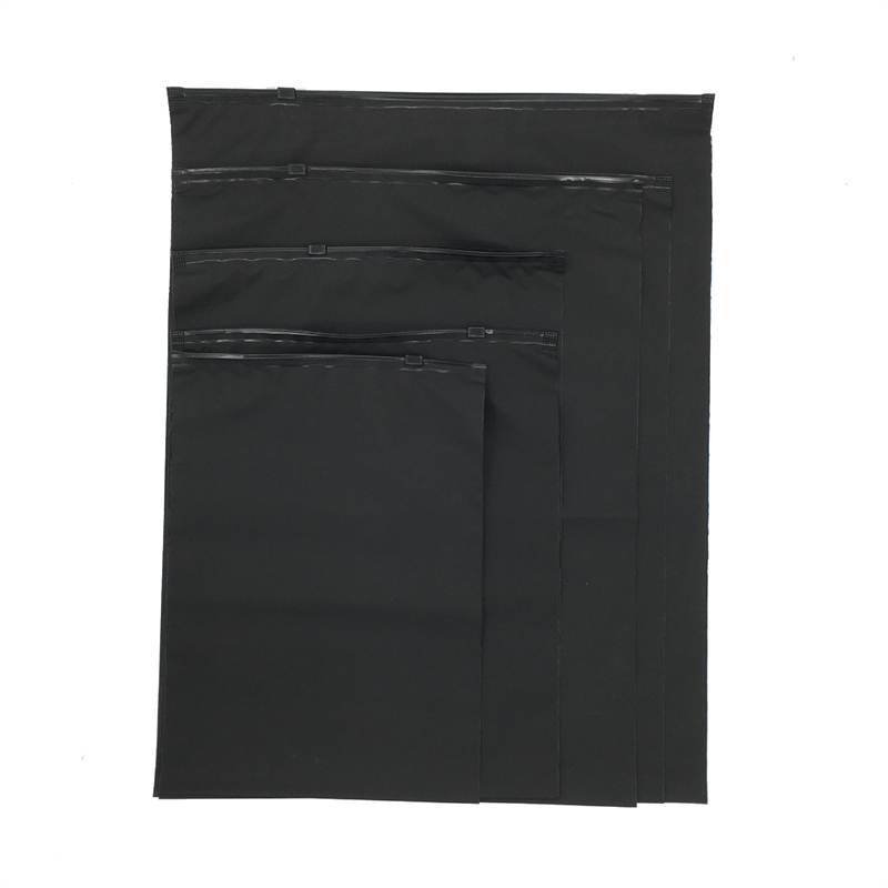 Black Frosted Clothes Packaging Zipper Bags Plastic Ship Sealed Waterproof Underwear Pouches