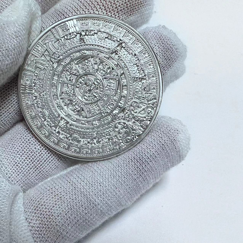 10 PCS Other Arts and Crafts Non Magnetic 1 OZ Maya Indian Silver Plated Decoration Commemorative Mayan Coin
10 PCS Other Arts and Crafts Non Magnetic 1 OZ Maya Indian Silver Plated Decoration Commemorative Mayan Coin