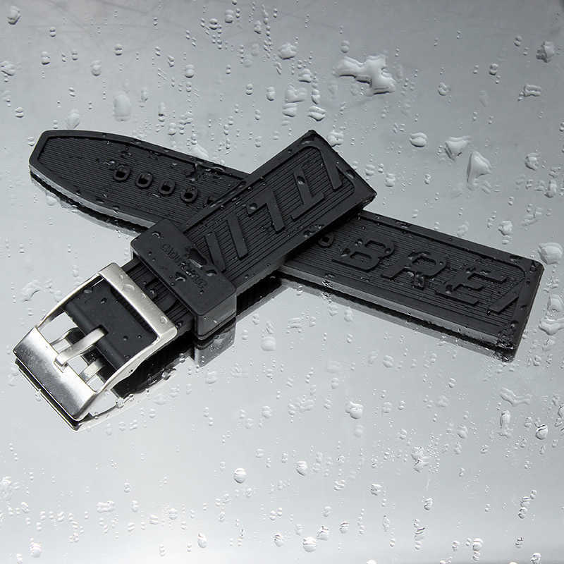 Watch Bands MERJUST Luxury Brand Silicone Rubber thick Watch band 22mm 24mm Black Watch Strap For navitimer/avenger/Breitling T221219
Watch Bands MERJUST Luxury Brand Silicone Rubber thick Watch band 22mm 24mm Black Watch Strap For navitimer/avenger/Breitling T221219
