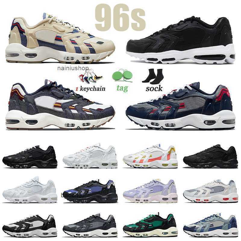 2026 Top quality 96 96s Running Shoes Size 36-45 Men Beach Blackened Blue Summer Pastels Triple Black Sport Red White Midnight Navy Women