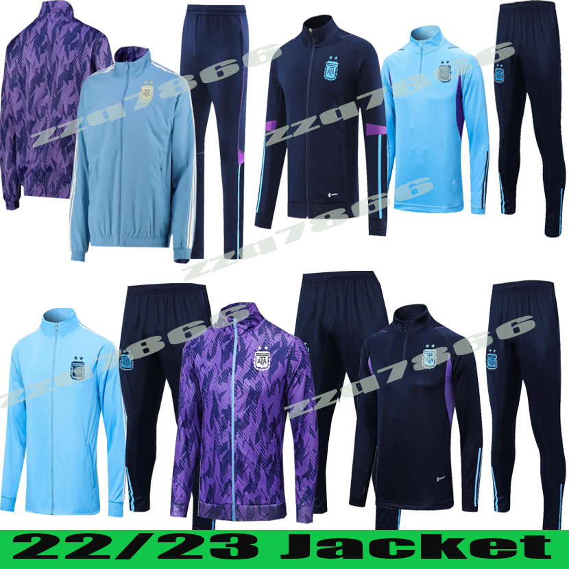 2022 Argentina TRACKSUIT soccer Jersey training Jacket football shirt MARADONA DI MARIA J.ALVAREZ 22 23 Men Kids sets uniforms, Black
2022 Argentina TRACKSUIT soccer Jersey training Jacket football shirt MARADONA DI MARIA J.ALVAREZ 22 23 Men Kids sets uniforms, Black