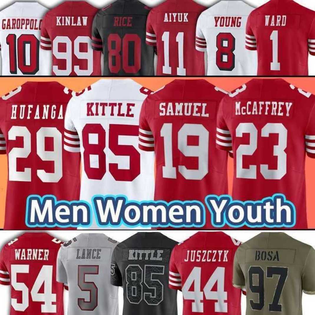 Christian McCaffrey Deebo Samuel Trey Lance Custom Football jerseys George Kittle Talanoa Hufanga Fred Warner Nick Bosa Steve Young Jimmy Garoppolo Trent Williams, Men
Christian McCaffrey Deebo Samuel Trey Lance Custom Football jerseys George Kittle Talanoa Hufanga Fred Warner Nick Bosa Steve Young Jimmy Garoppolo Trent Williams, Men
