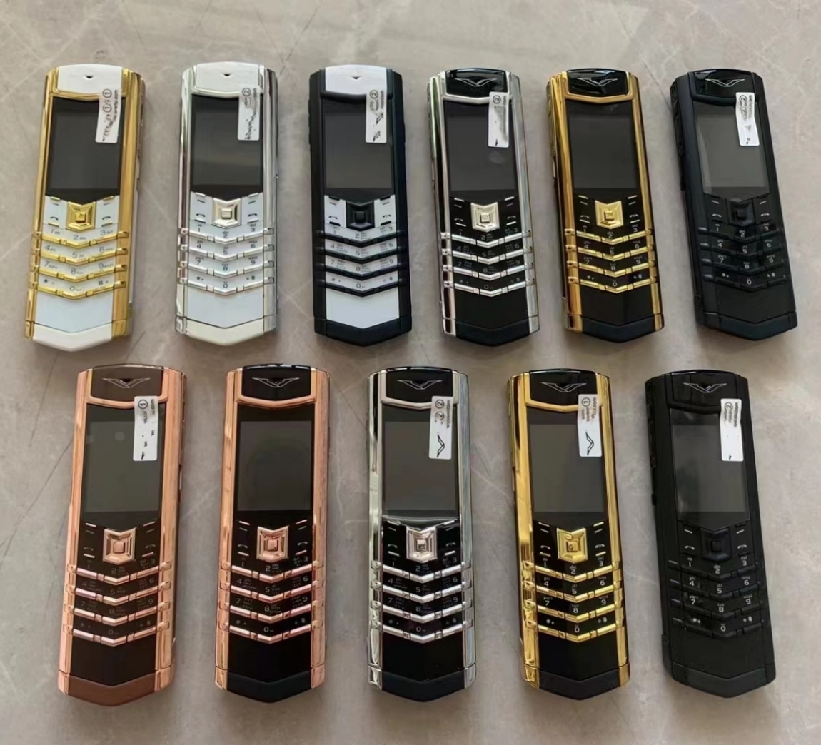 Unlocked Luxury Golden Cell Phone Signature dual sim card Mobile Phones stainless steel leather body MP3 bluetooth 8800 metal Ceramics back Cellphone, Silver-leather
Unlocked Luxury Golden Cell Phone Signature dual sim card Mobile Phones stainless steel leather body MP3 bluetooth 8800 metal Ceramics back Cellphone, Silver-leather