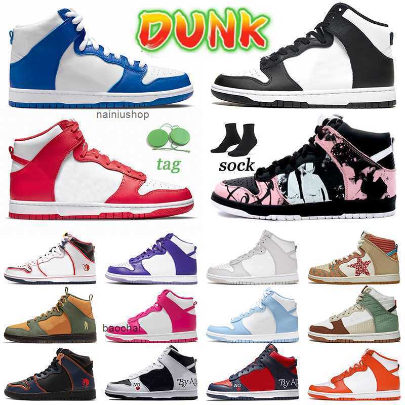 2024 Black White Mens Trainers Casual Shoes for Women Runners Kentucky First Use Pack Pink Prime Aluminum Panda High OG Sneakers Sports