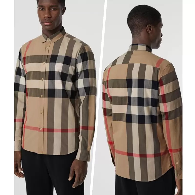 Designers Mens Dress Shirts Business Fashion Casual Classic bberry Sleeve Shirt Brands Men Spring Slim Fit chemises marque Clothing stylist luxury Clothes #31, Khaki
Designers Mens Dress Shirts Business Fashion Casual Classic bberry Sleeve Shirt Brands Men Spring Slim Fit chemises marque Clothing stylist luxury Clothes #31, Khaki