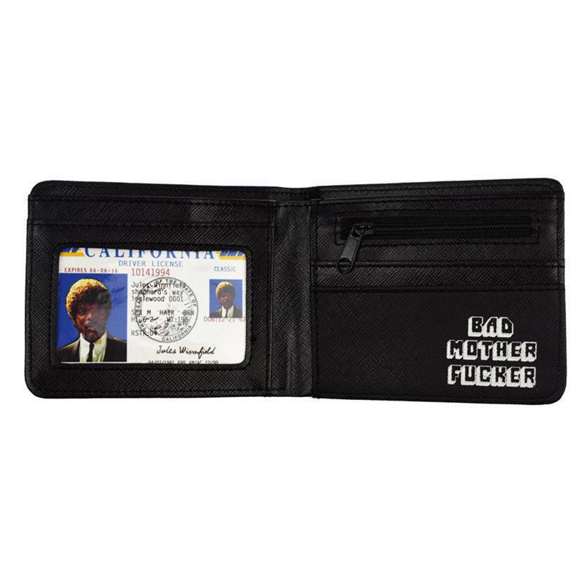 Whole- PULP FICTION Real Leather Embroidered Brown BAD MOTHER F KER with Card Holder Men's Wallets Bolsos Mujer 295O, Multi
Whole- PULP FICTION Real Leather Embroidered Brown BAD MOTHER F KER with Card Holder Men's Wallets Bolsos Mujer 295O, Multi