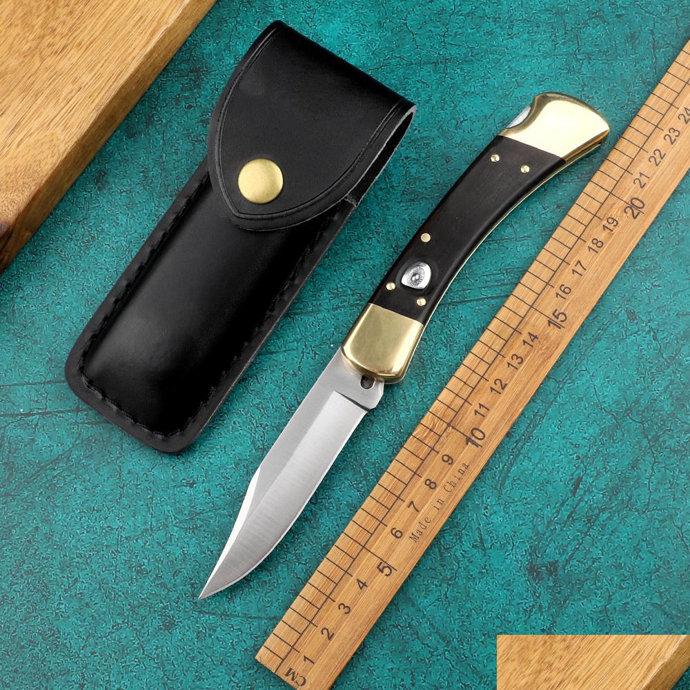 Camping Hunting Knives Folding Knife Matic 440C Brass Wood Handle Tactical Edc Survival Tool 3310 3400 4600 9400 9600 110 112 Drop D Ot5Nz
Camping Hunting Knives Folding Knife Matic 440C Brass Wood Handle Tactical Edc Survival Tool 3310 3400 4600 9400 9600 110 112 Drop D Ot5Nz
