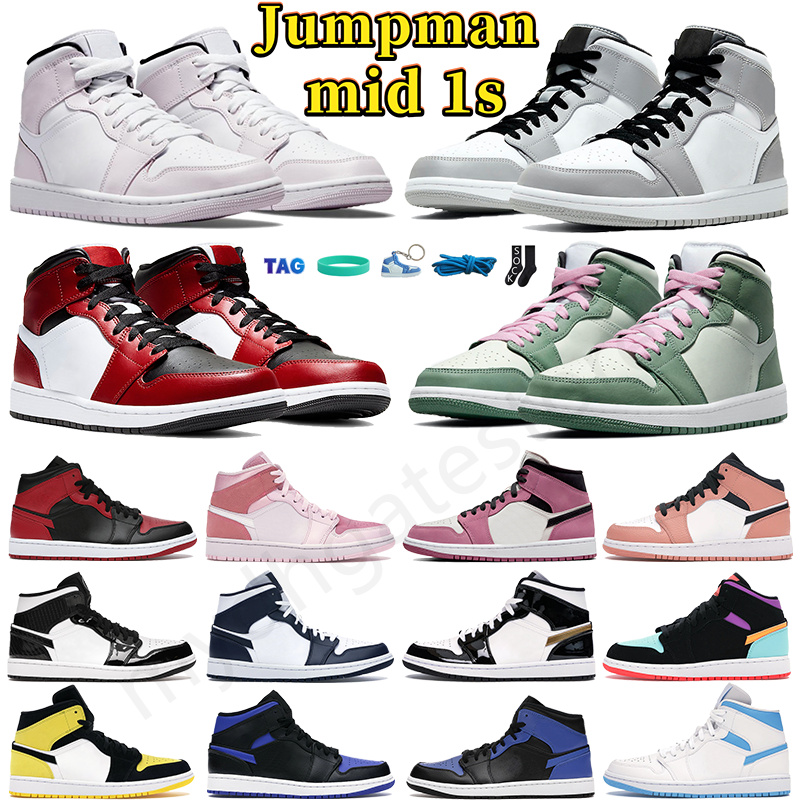 Jumpman Mid 1 1s Basketball Dress Shoes Retro Men Women designer shoe outdoor sport sneakers light smoke grey barely rose banned digital pink leather classic sneaker, #3- mid light smoke grey
Jumpman Mid 1 1s Basketball Dress Shoes Retro Men Women designer shoe outdoor sport sneakers light smoke grey barely rose banned digital pink leather classic sneaker, #3- mid light smoke grey