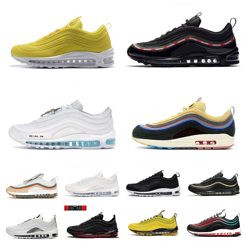 Undefeated Max 97 Running Shoes Mens Women Air 97s Triple Black White Red Undftd Silver Bullet MSCHF x Satan INRI Jesus Reflective Bred Wotherspoon Trainers Sneakers, T003
Undefeated Max 97 Running Shoes Mens Women Air 97s Triple Black White Red Undftd Silver Bullet MSCHF x Satan INRI Jesus Reflective Bred Wotherspoon Trainers Sneakers, T003