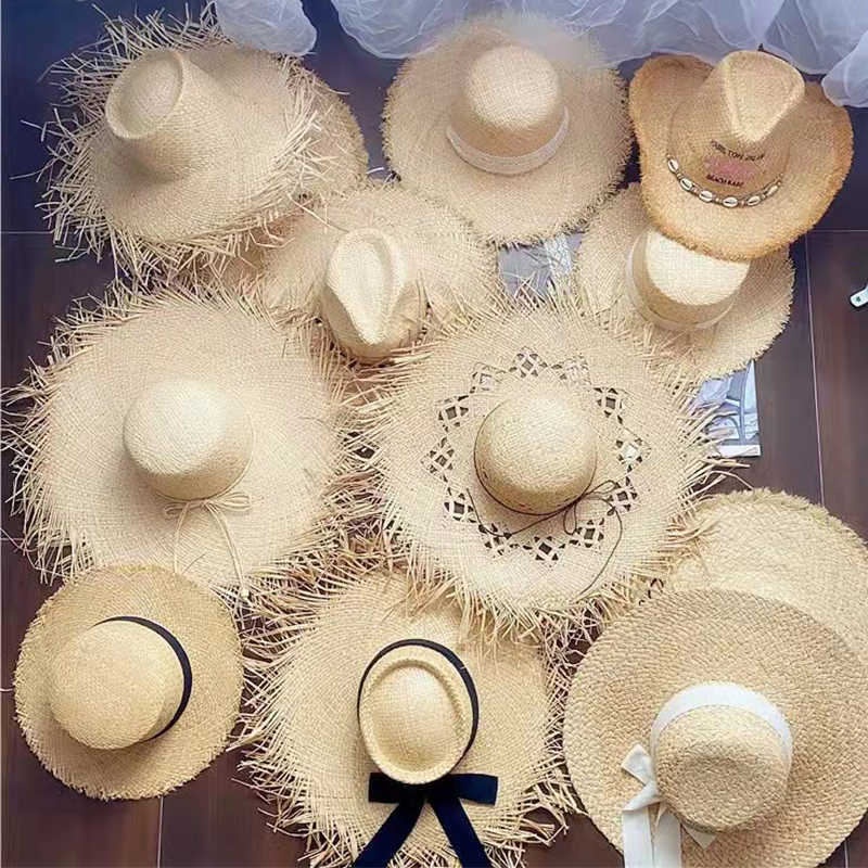 Beanie/Skull Caps Women Summer Natural Raffia Hat Girl Fashion Ribbon Floppy Shading Panama Wide Brim Sun Hats Vacation Travel Beach Straw Hat T221219, Army green
Beanie/Skull Caps Women Summer Natural Raffia Hat Girl Fashion Ribbon Floppy Shading Panama Wide Brim Sun Hats Vacation Travel Beach Straw Hat T221219, Army green