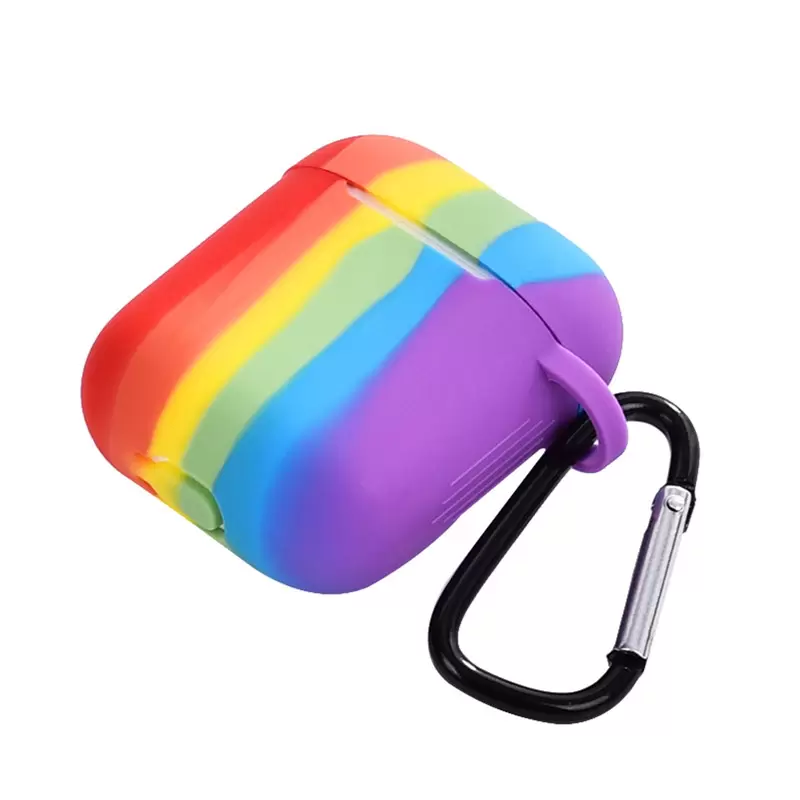 Soft Silicone Case For Airpods 1 2 3 Pro Rainbow colors Earphone Protective Cover Waterproof Headset Accessories
Soft Silicone Case For Airpods 1 2 3 Pro Rainbow colors Earphone Protective Cover Waterproof Headset Accessories