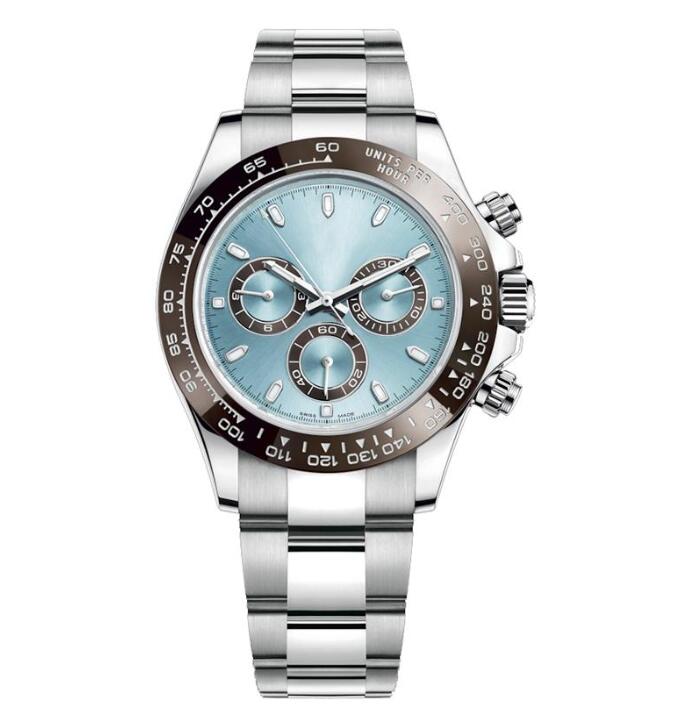41MM Mens Automatic Mechanical Watches With Box Stainless steel/rubberThree Eyes Sapphire Swim waterproof luxury wristwatches, Cus11
41MM Mens Automatic Mechanical Watches With Box Stainless steel/rubberThree Eyes Sapphire Swim waterproof luxury wristwatches, Cus11