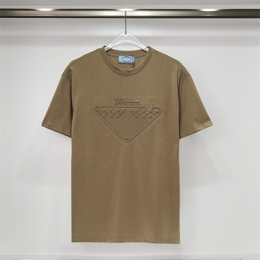 Luxury Mens Designer T Shirt Black White Khaki Embroidered letter printing cotton short sleeves selling high-end brand clothing S-3XL
Luxury Mens Designer T Shirt Black White Khaki Embroidered letter printing cotton short sleeves selling high-end brand clothing S-3XL