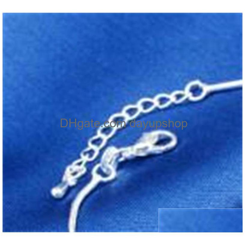 Anklets New 925 Sterling Sliver Ankle Bracelet For Women Foot Jewelry Inlaid Zircon On A Leg Personality Gifts 527 T2 Drop Deliver