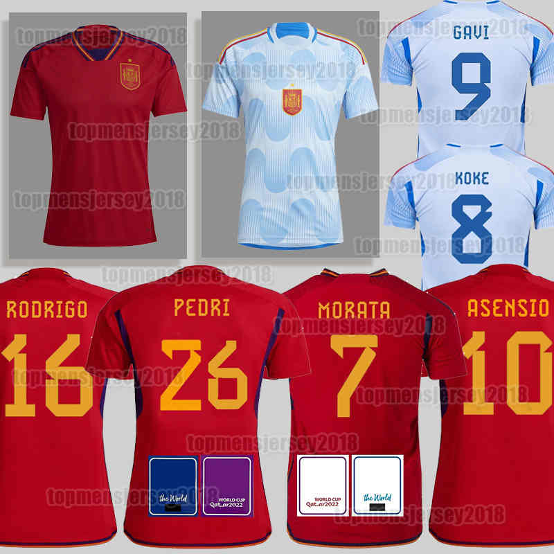 2022 2023 spain soccer jerseys 22 23 Espana 10 ASENSION MORATA GAVI ERIC GARCIA SERGIO KOKE FERRAN GAYA PEDRI 25 ANSU FATI C. SOLER M. LLORENTE football shirt MEN uniforms, Men (xi ban ya)+patch
2022 2023 spain soccer jerseys 22 23 Espana 10 ASENSION MORATA GAVI ERIC GARCIA SERGIO KOKE FERRAN GAYA PEDRI 25 ANSU FATI C. SOLER M. LLORENTE football shirt MEN uniforms, Men (xi ban ya)+patch