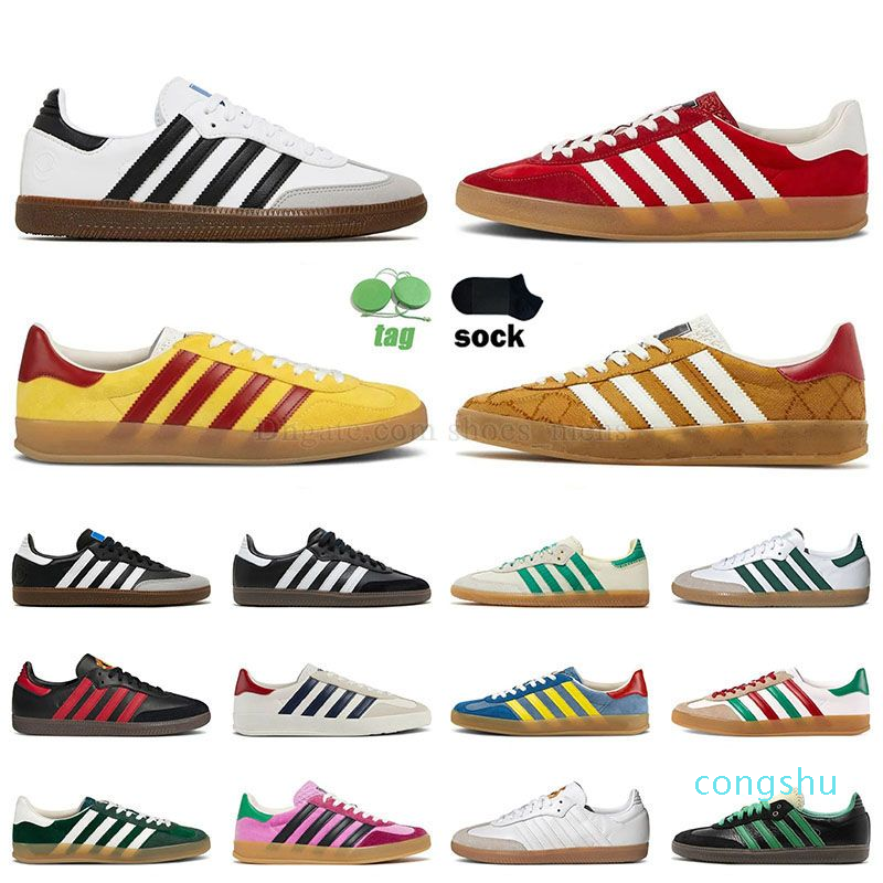 Luxes Samba Og Vegan Gazelle Casual Designer Shoes Mens Womens Plate-forme Yellow Velvet Pink Red Black Gum Green Luxury Gold Sneakers Platforms Business Trainers, A04 g pink
Luxes Samba Og Vegan Gazelle Casual Designer Shoes Mens Womens Plate-forme Yellow Velvet Pink Red Black Gum Green Luxury Gold Sneakers Platforms Business Trainers, A04 g pink