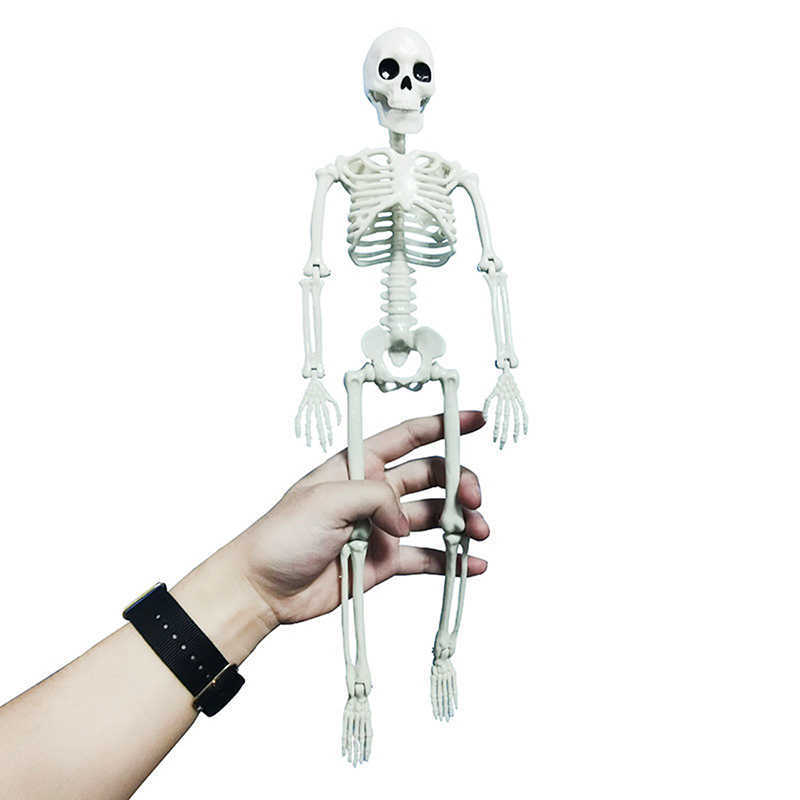 Interior Decorations Rearview Mirror Pendant Human 40cm Skeleton Model Car Decoration Halloween Props Bones Car Interior Accessories T221215
