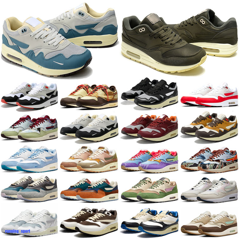 Running Shoes Men Women 1 87 Sean Wotherspoon Patta Waves Noise Aqua Monarch Travis Cactus Jack Baroque Brown Anniversary Royal Red Trainer Sneakers 36-46, Color 1
Running Shoes Men Women 1 87 Sean Wotherspoon Patta Waves Noise Aqua Monarch Travis Cactus Jack Baroque Brown Anniversary Royal Red Trainer Sneakers 36-46, Color 1