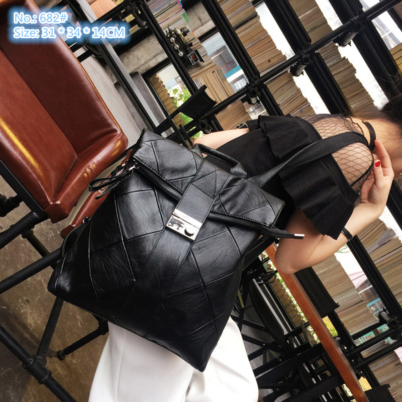 Wholesale factory ladies shoulder bag 2 colors outdoor travel leisure leather backpack embossed fashion handbag simple folding personalized backpacks, Black2-682#
Wholesale factory ladies shoulder bag 2 colors outdoor travel leisure leather backpack embossed fashion handbag simple folding personalized backpacks, Black2-682#