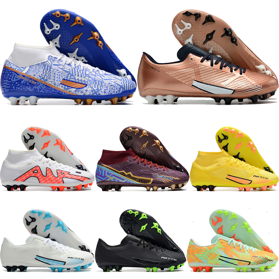 send with bag Quality Football Boots Zoom Mercurial Vapores 15 Superfly 9 Academy AG Soccer Cleats Mens CR7 Ronaldo Mbappe Knit ACC Socks Football Shoes Size US 6.5-12, Low 1
send with bag Quality Football Boots Zoom Mercurial Vapores 15 Superfly 9 Academy AG Soccer Cleats Mens CR7 Ronaldo Mbappe Knit ACC Socks Football Shoes Size US 6.5-12, Low 1