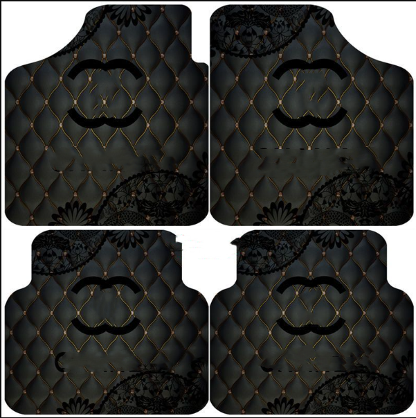 Carpets General Cars Foot Mat Fashion Cartoon Logo Car Foots Mat Pedal Mat Four Seasons Suede Non-Slip Washable