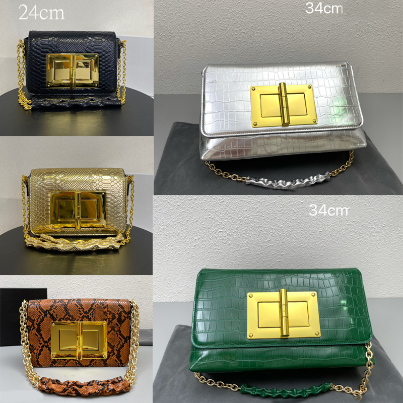 2023 Quilted Crocodile leather womens Shoulder Bag large small Natalia Designer TF Chain bag women Tom purse
2023 Quilted Crocodile leather womens Shoulder Bag large small Natalia Designer TF Chain bag women Tom purse