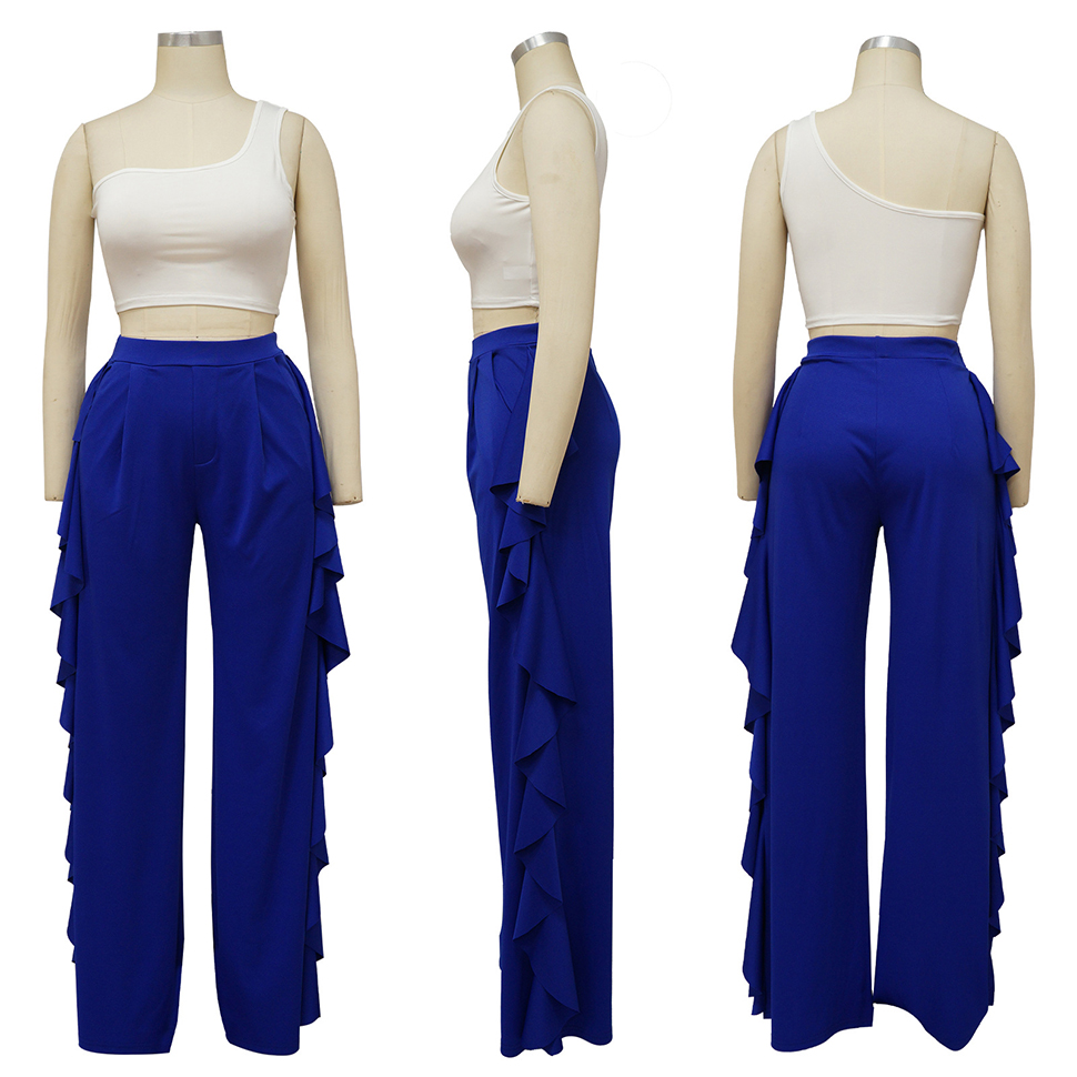 Women Palazzo Pants Work Wear Classic High Waisted Wide Leg Long Casual Straight Leg Trousers for Summer