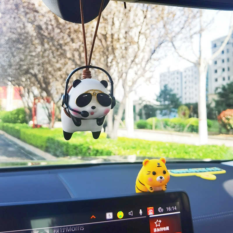 Interior Decorations Cute Anime Panda Navigator Car Interior Decoration Pendant Ornament Tiger Navigator Auto Rearview Mirror Pendant Car Accessories T221215
Interior Decorations Cute Anime Panda Navigator Car Interior Decoration Pendant Ornament Tiger Navigator Auto Rearview Mirror Pendant Car Accessories T221215