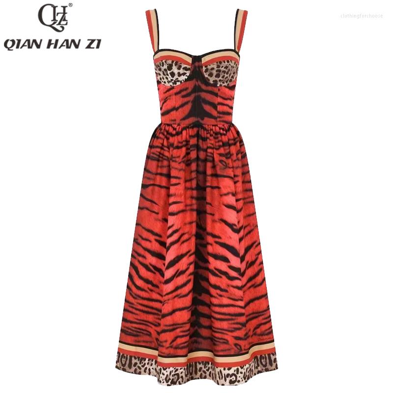 Casual Dresses Qian Han Zi Designer Fashion Summer Spaghetti Strap Dress For Women Vintage Cotton Slim Sexy Leopard Print, Multi
Casual Dresses Qian Han Zi Designer Fashion Summer Spaghetti Strap Dress For Women Vintage Cotton Slim Sexy Leopard Print, Multi