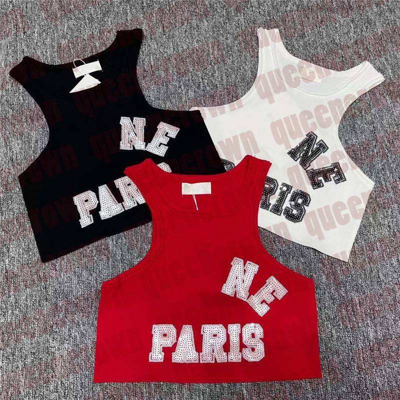 Women Tank Top Designer Sport Vest Letter Print Short Sleeveless Crop Tops Casual Round Neck Vest, White
Women Tank Top Designer Sport Vest Letter Print Short Sleeveless Crop Tops Casual Round Neck Vest, White