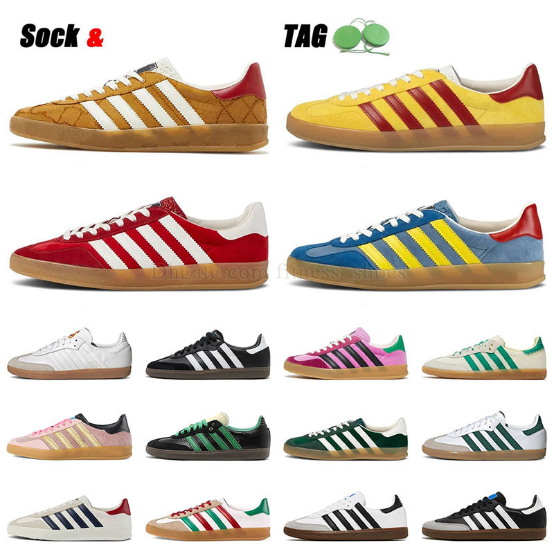 Luxury Designer Gazelle Samba Casual Shoes Mens Womens Sambarose Mexico Wale Bonner West Og Trainer Red Green Black and White Gold Purple Red Velvet Sneaker, A53
Luxury Designer Gazelle Samba Casual Shoes Mens Womens Sambarose Mexico Wale Bonner West Og Trainer Red Green Black and White Gold Purple Red Velvet Sneaker, A53