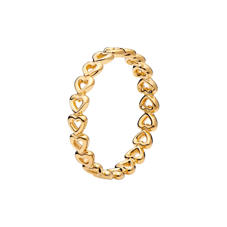 Yellow Gold Plated Band of Hearts Ring with Original Box for Pandora Authentic Sterling Silver Womens Fashion Party Jewelry Love Heart Girlfriend Gift Rings
Yellow Gold Plated Band of Hearts Ring with Original Box for Pandora Authentic Sterling Silver Womens Fashion Party Jewelry Love Heart Girlfriend Gift Rings