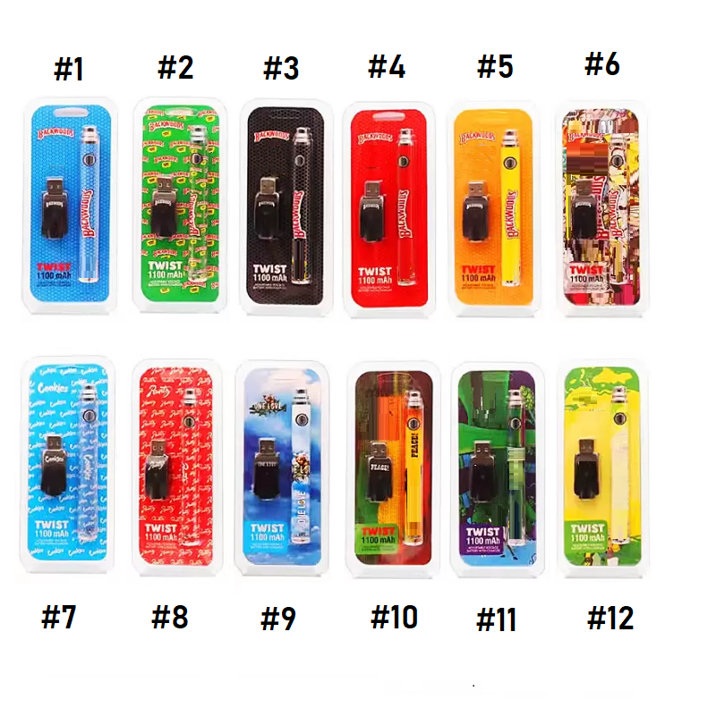 Backwoods COOKIES SLIM PEN TWIST BATTERY 1100mAh Pre-heating Adjustable Voltage 3.3V-4.8V Perfect for 510 thread vape pen dab pens vaporizers oil cartridges
Backwoods COOKIES SLIM PEN TWIST BATTERY 1100mAh Pre-heating Adjustable Voltage 3.3V-4.8V Perfect for 510 thread vape pen dab pens vaporizers oil cartridges