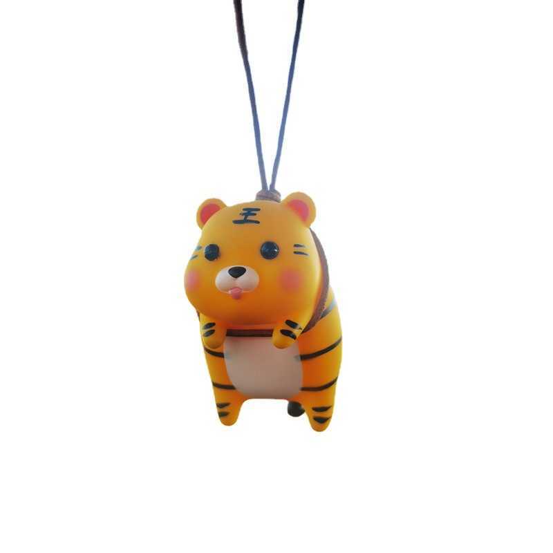 Interior Decorations Cute Anime Panda Navigator Car Interior Decoration Pendant Ornament Tiger Navigator Auto Rearview Mirror Pendant Car Accessories 