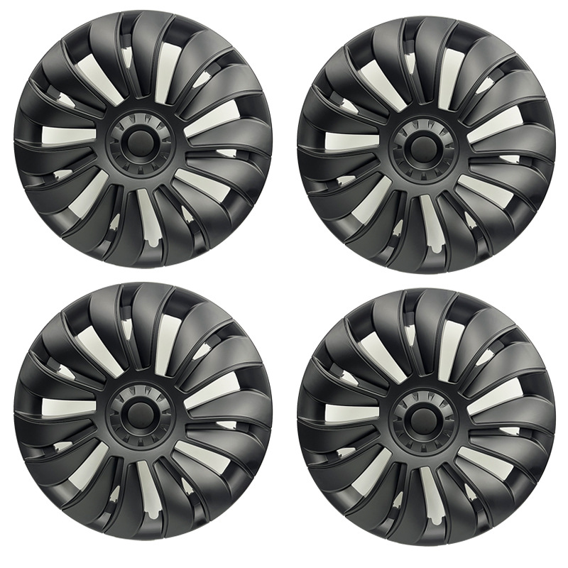 For Tesla Model Y 4PCS Hub Cap Performance Replacement Wheel Cap 19 Inch Automobile Hubcap Full Cover Accessories