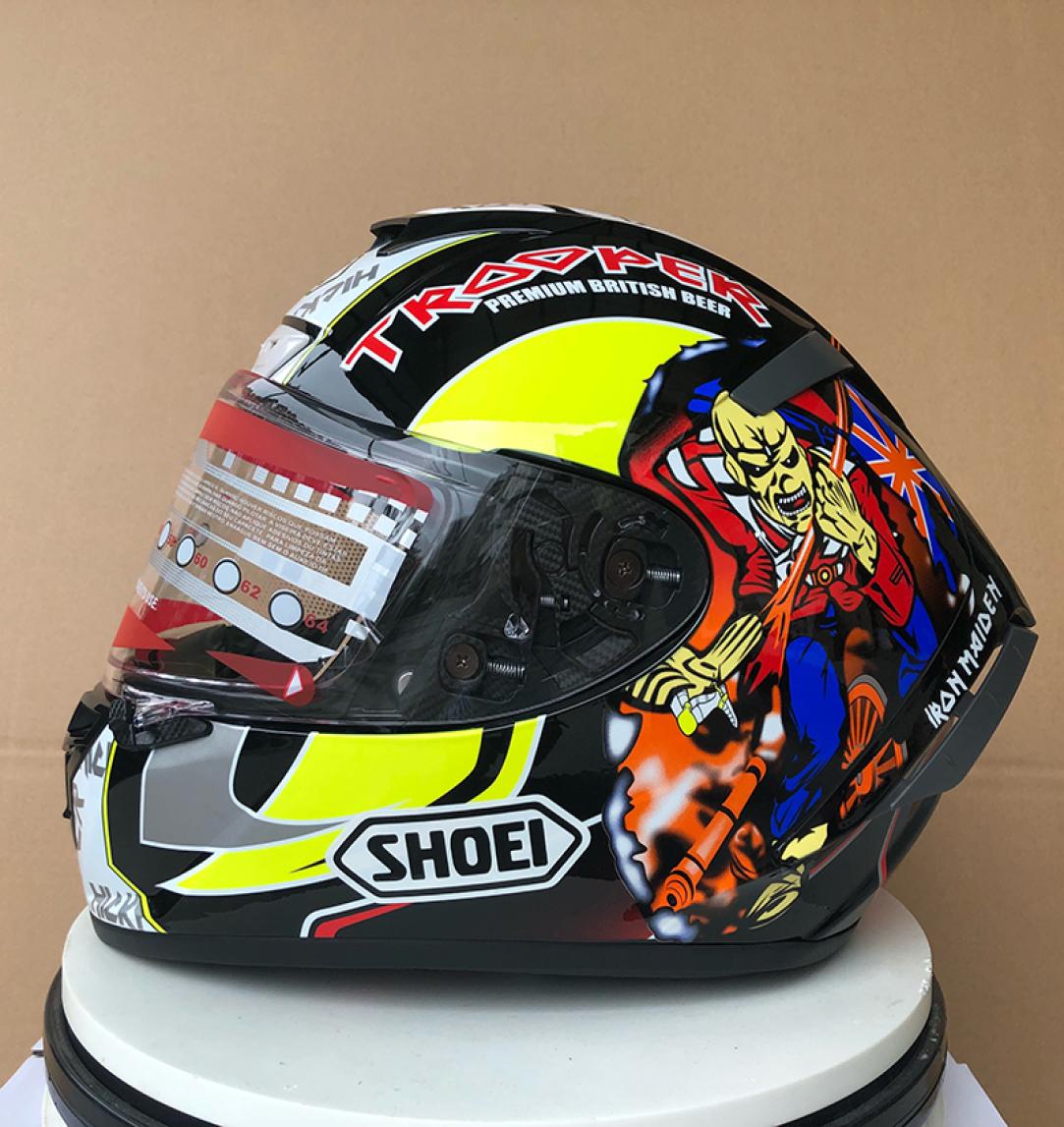 Shoei X14 marquez HICKMAN HELMET Full Face Motorcycle HelmetNot originalHelmet 1029586, Multi-color
Shoei X14 marquez HICKMAN HELMET Full Face Motorcycle HelmetNot originalHelmet 1029586, Multi-color