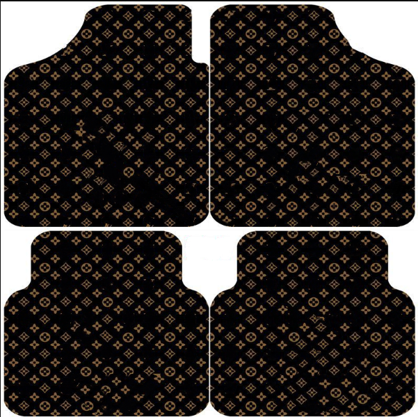 Carpets General Cars Foot Mat Fashion Cartoon Logo Car Foots Mat Pedal Mat Four Seasons Suede Non-Slip Washable