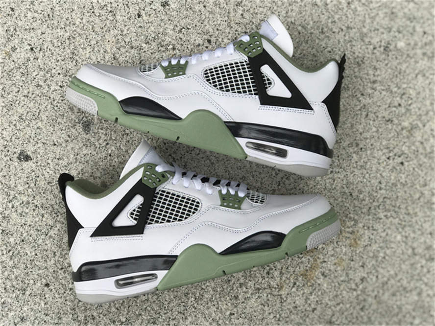 Shoes 4 WMNS Seafoam 4s Oil Green White/Seafoam-Dark Ash-Neutral Grey Women Sports Sneakers Original Size US7-13
Shoes 4 WMNS Seafoam 4s Oil Green White/Seafoam-Dark Ash-Neutral Grey Women Sports Sneakers Original Size US7-13