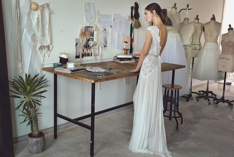 Boho Dresses Bohemian Wedding with Cap Sleeves V Neck Open Back Pleated Skirt Elegant A e Bridal Gowns