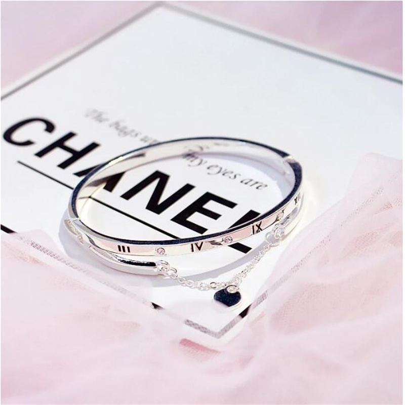 Europe America Love Rome Popular Bracelet Digital Tassel Peach Heart Versatile Korean Bracelet Fashion Women's Jewelry link
Europe America Love Rome Popular Bracelet Digital Tassel Peach Heart Versatile Korean Bracelet Fashion Women's Jewelry link