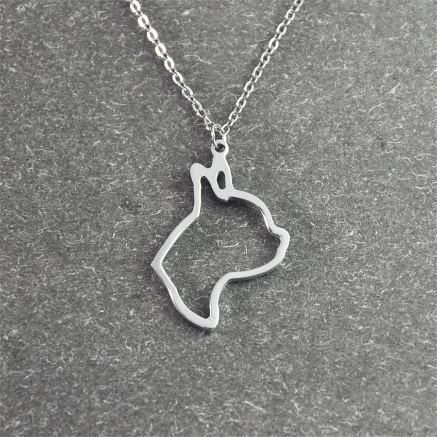 30PCS Cute Boston Terrier Necklace Bull Terrier Pendant Animal Necklace Pup Pug Puppy Dog Head Face Necklaces for Pet Memorial Gifts
