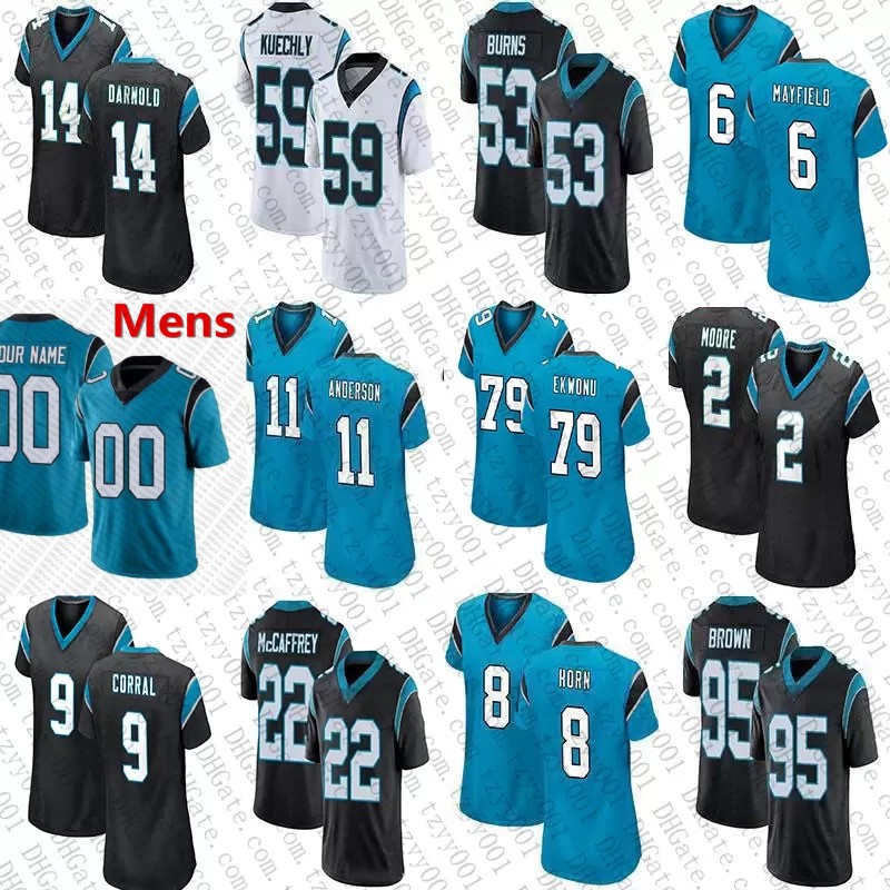 Custom Football Jersey Baker Mayfield 22 Christian McCaffrey 79 Ikem Ekwonu Matt Corral DJ Moore Shaq Thompson Jaycee Horn Jeremy Chinn Robby Anderson Luke Kuechly, Youth6
Custom Football Jersey Baker Mayfield 22 Christian McCaffrey 79 Ikem Ekwonu Matt Corral DJ Moore Shaq Thompson Jaycee Horn Jeremy Chinn Robby Anderson Luke Kuechly, Youth6