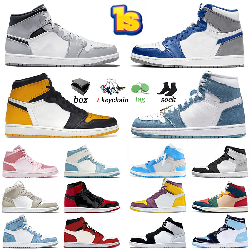 Jumpman 1 Denim Basketball Shoes 1s Sneakers US 12 Men High OG Yellow Toe Stage Haze Starfish Bred Patent Light Smoke Grey Brotherhood Women Trainers Classic Sports, B6 36-46 mid light smoke grey
Jumpman 1 Denim Basketball Shoes 1s Sneakers US 12 Men High OG Yellow Toe Stage Haze Starfish Bred Patent Light Smoke Grey Brotherhood Women Trainers Classic Sports, B6 36-46 mid light smoke grey