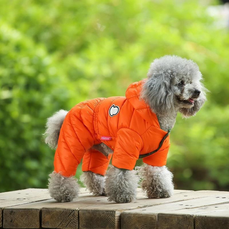 Designer Clothes Winter Dog Apparel Waterproof Windproof Dogs Coats Warm Fleece Padded Cold Weather Pet Snowsuit for Chihuahua Poodles Bulldog Pomeran
