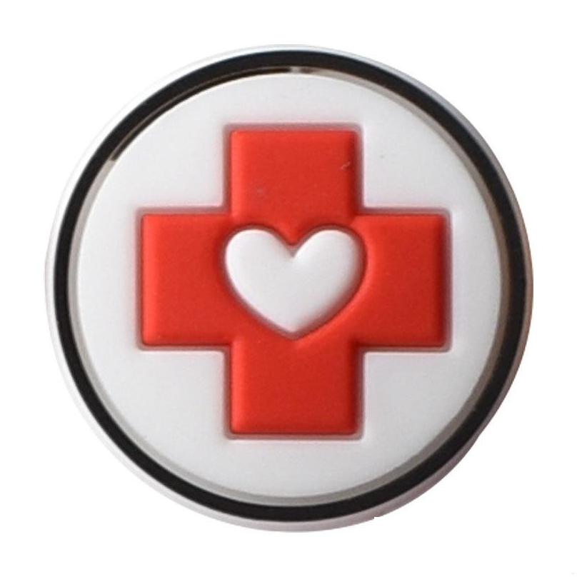Shoe Parts Accessories Wlogholesale Medical Collection Clog Nurse Charms Doctor Pill Red Pin Pieces Wristband Bracelet Decoration Par Dhnsr